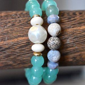 Coastal beaded bracelet